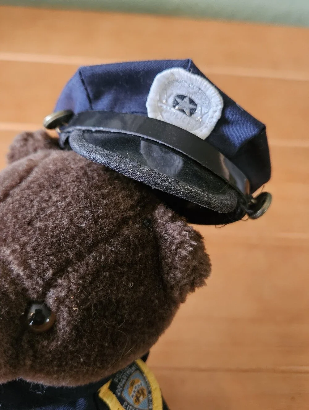 NWT- Vintage 1989 Bear Forces of America Police Officer Teddy Bear Cop Holster